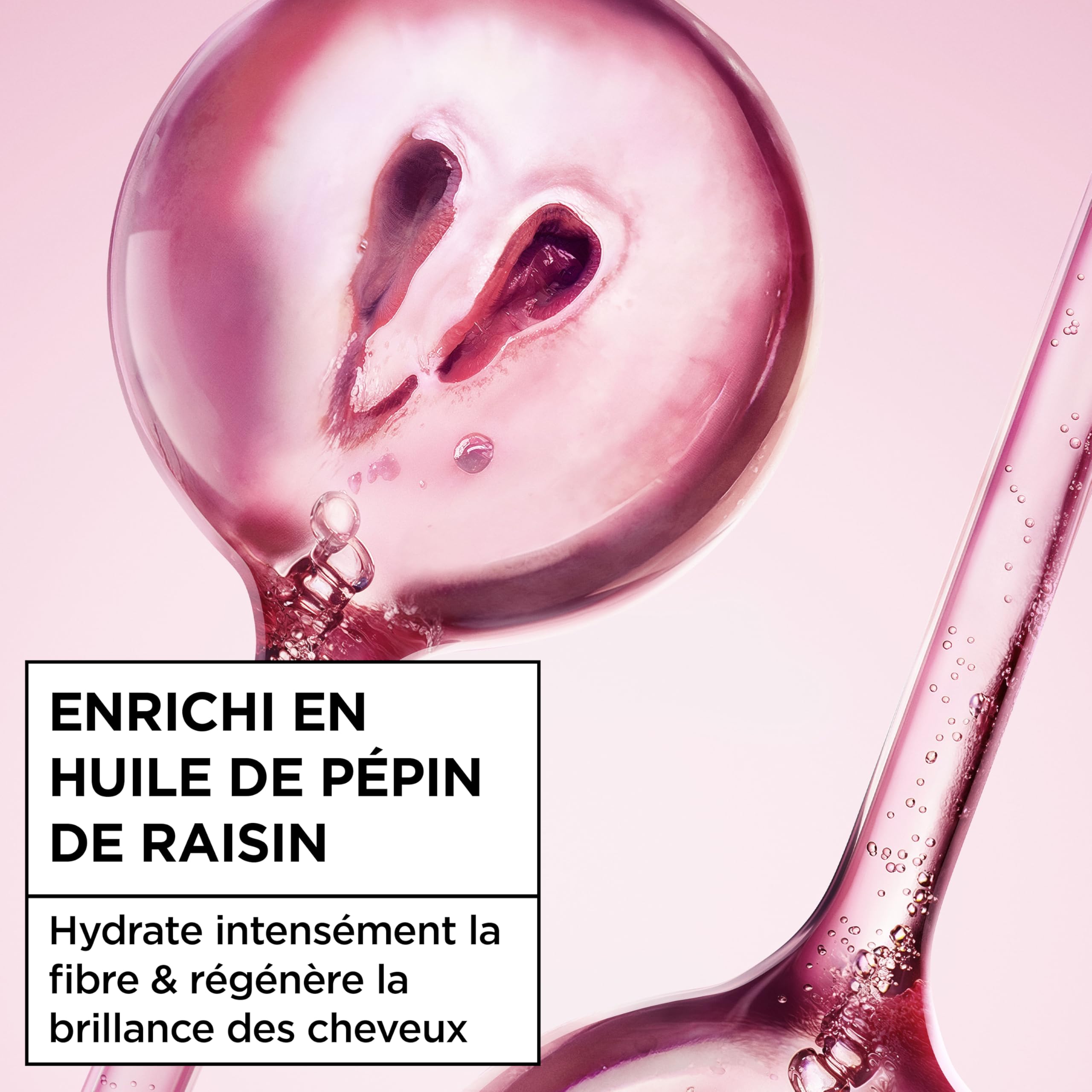 Garnier Ultra Doux Vignes Merveilleuses pour Cheveux Déshydratés - Crème de Soin 2-en-1 Hydratation Souplesse - À l'huile de pépin de raisin - 200 ml - Homme & Femme
