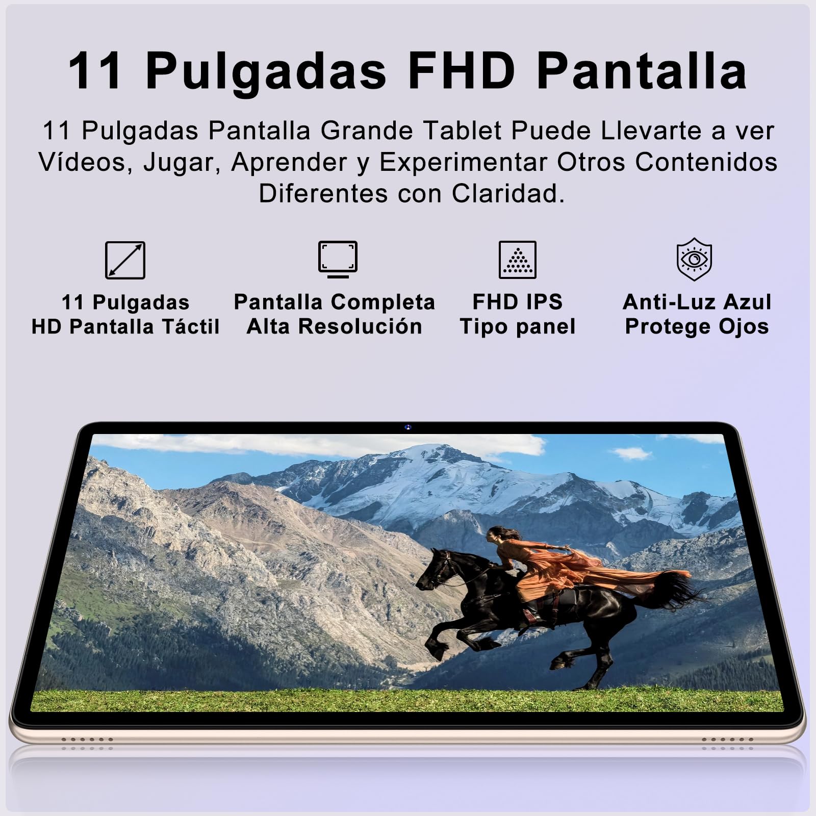 2026 Tablet Android 15 Con EVA Silicona Funda Protectora, 24GB+ 256GB/2TB, Tablet Para niños 11 Pulgadas Octa-Core, Gemini AI/Widevine L1, 8000 mAh, 13MP+5MP, Cuerpo Metálico, Tableta Grande-Rosa