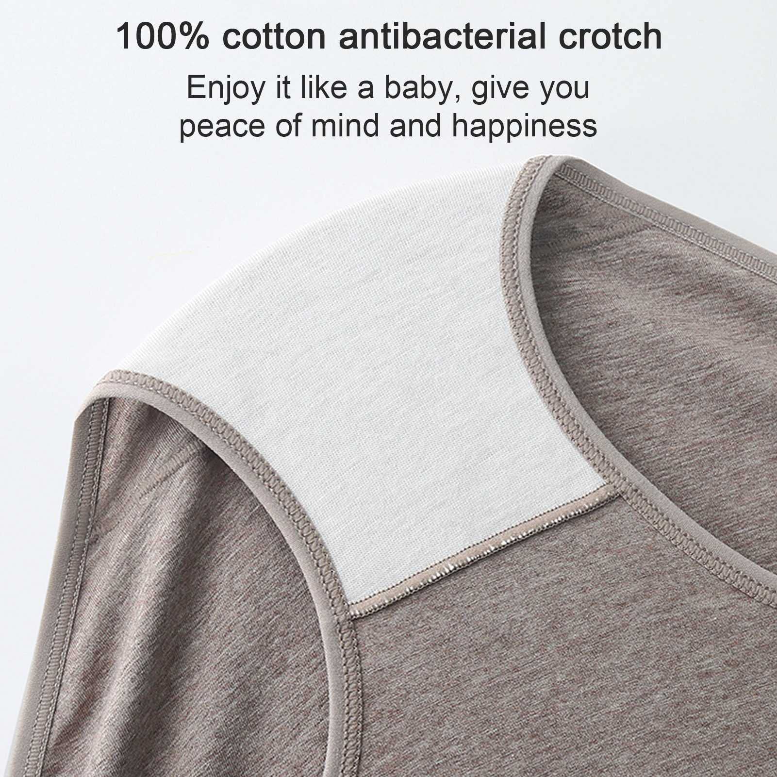 Wysokiej jakości bawełniane majtki ciążowe Pakiet 4 brak pokazu wysokiej talii majtki bielizna stretch Postpartum Maternity Figi(Color:1,Size:M)