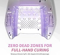 Vista 3 de iGel Beauty Hybrid PRO 2.0 Lámpara de uñas UV/LED – Secador de uñas inalámbrico recargable de 48 W, secado a mano completo, sensor de movimiento