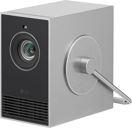 LG CineBeam Q HU710PB 4K Smart Portable Projector with Auto