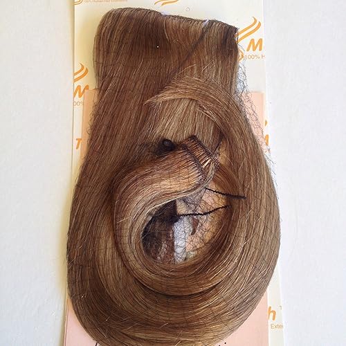 Miniatura 3 de Extensiones de cabello humano Tressmatch de 16"-18" Remy en prensa gruesas hasta los extremos, negro, café, rubio, castaño rojizo, reflejos en rojo,