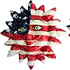 Cactus Canyon Ceramics Spanish Hand-Painted Large Decorative Sun, Mr. 4th of July Sun