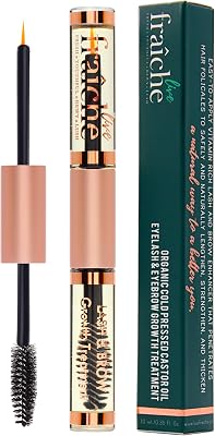 USDA Organic Castor Oil Lash Serum - Premium All Natural Cold Pressed Castor Oil Eyelash Growth Serum with Mascara Tube - Eyelash Treatment and Conditioner - For Thicker and Fuller Lashes USDA Organic
