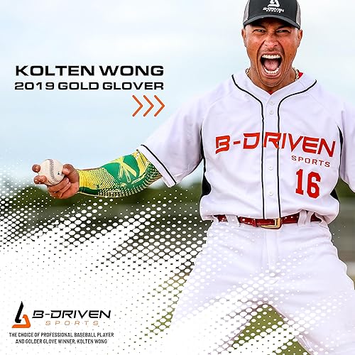 Miniatura 5 de B-Driven Sports Pro Fit - Manga deportiva atlética con 40 diseños de mangas para jóvenes y adultos, hombres y mujeres.