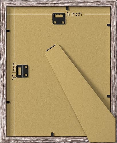 Vista 307 de eletecpro Juego de 10 marcos de fotos de 8 x 10 pulgadas, collage de fotos, decoración de pared, fotos de 5 x 7 con paspartú o de 8 x 10 pulgadas