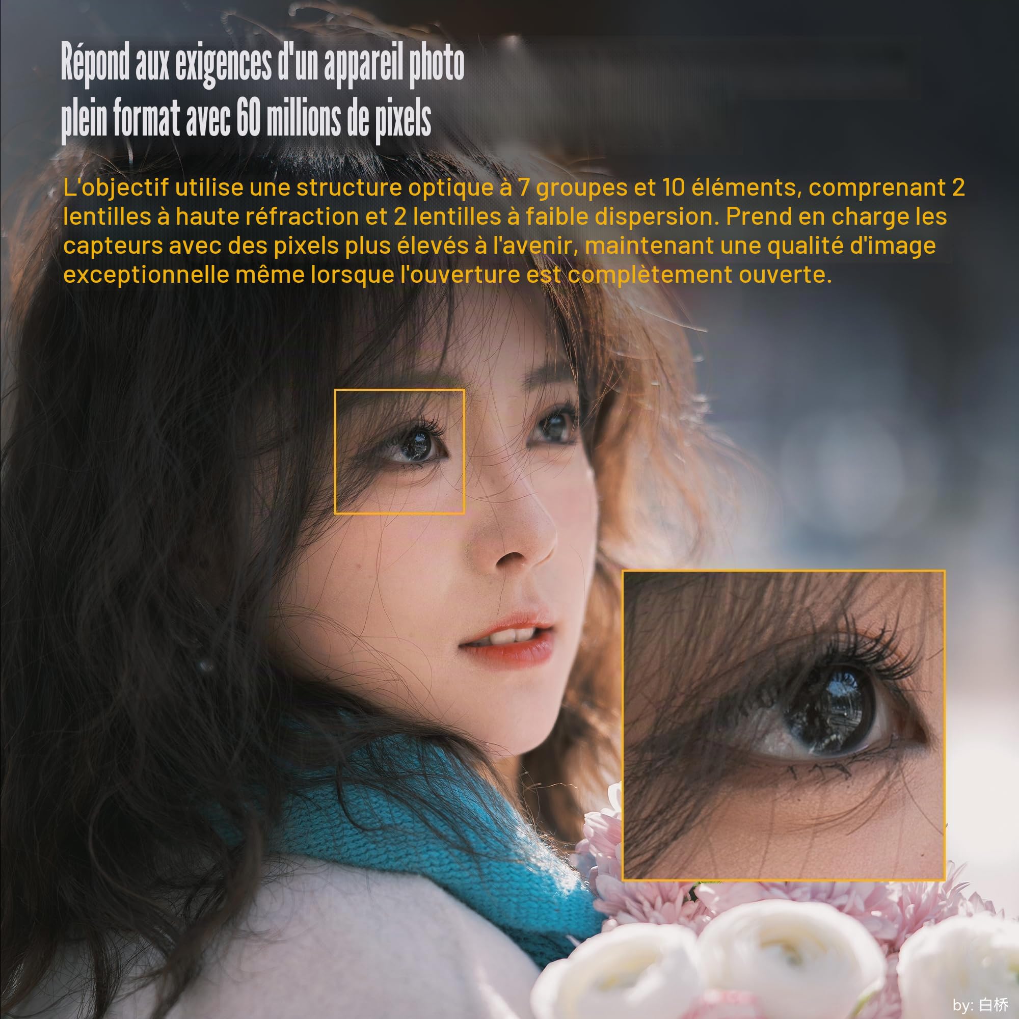 7artisans AF85mm f1.8 Objectif Automatique Portrait Plein Format Compatible avec Les appareils Photo Panasonic LUMIX S Series/Sigma série L (Noir)