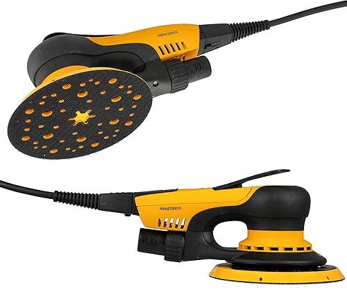 Miniatura 3 de Mirka DEROS - Lijadora orbital aleatoria eléctrica 650X CV con estuche, órbita de 6 pulgadas, 0.197 in, lijadora potente y profesional para lijado