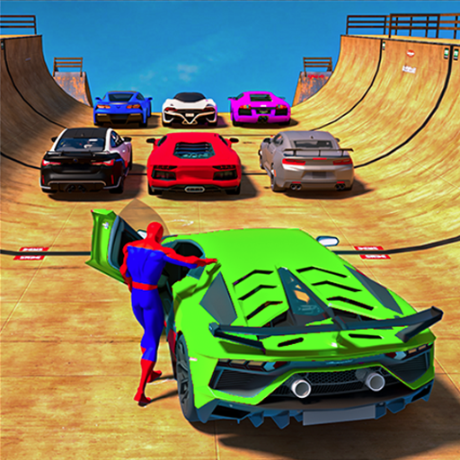 Spider Superhelden-Autospiele 3D - GT Hero Stunt-Rennsimulator - Mega Ramp Race Master