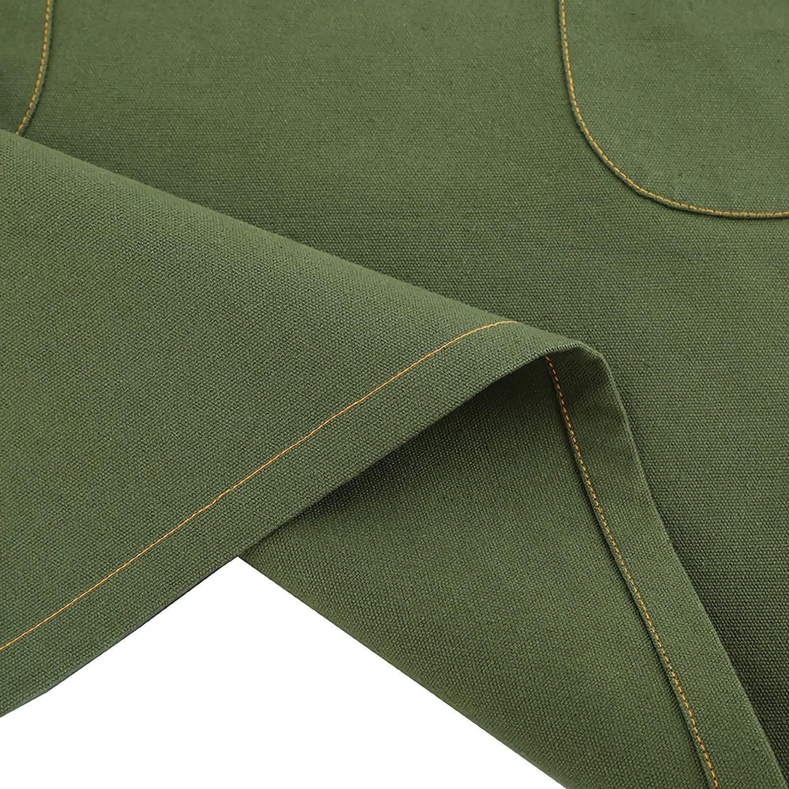 Delantal de lona impermeable para restaurante, cafetería, leche, té, tienda, trabajo, camarero, florería, pintura, horneado (marrón)