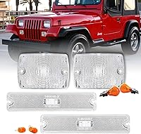 Vista 11 de USR DEPO 94-95 YJ - Luces de señalización laterales COMBO ahumadas para parachoques delantero + juego de luces de marcador lateral