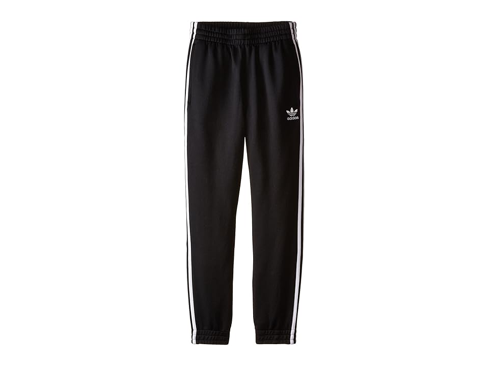 

adidas Originals Kids Superstar Fitted Track Pants (Little Kids/Big Kids) (Black/White) Kid's Casual Pants