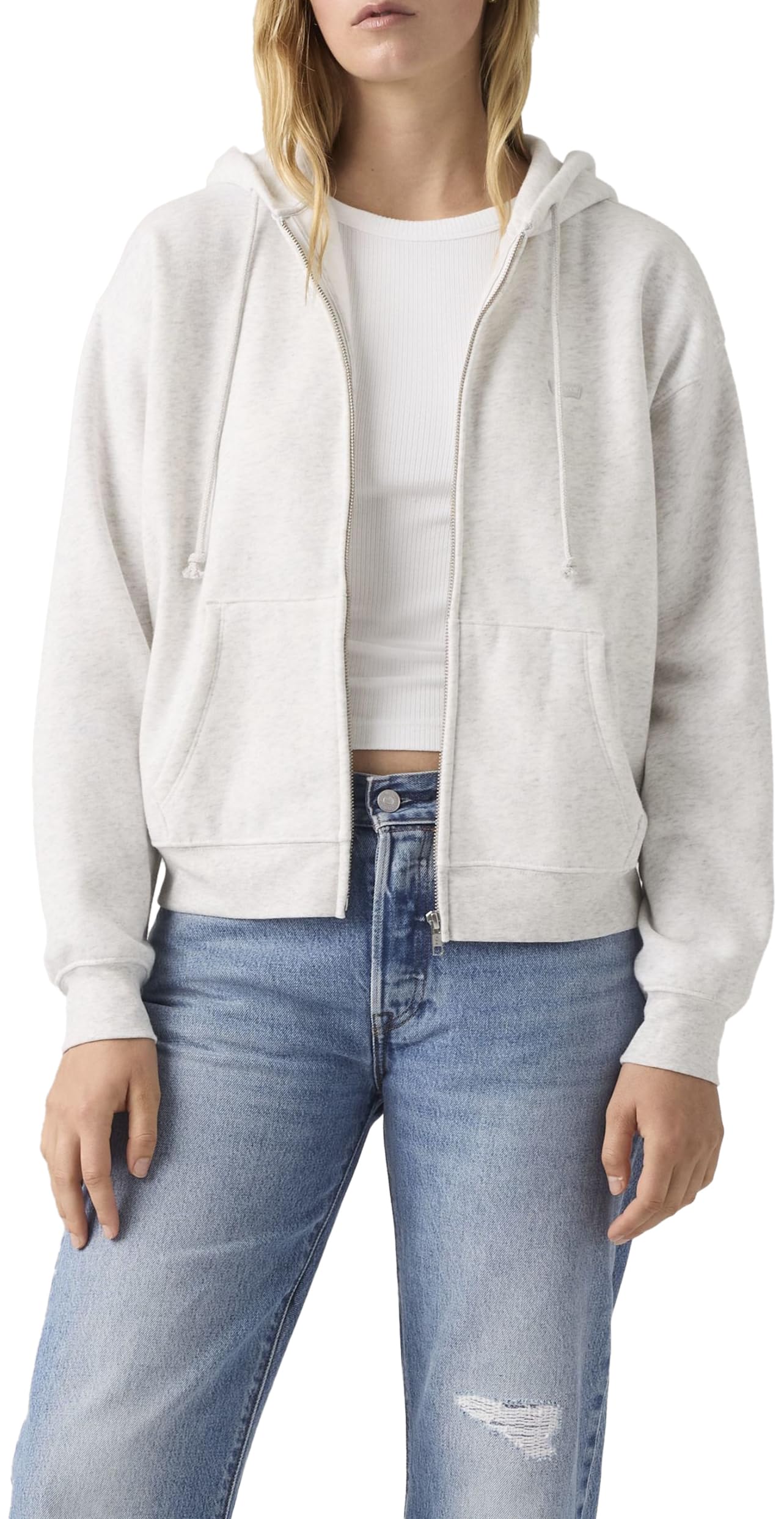 Levi's A5945-0004 Women's Sweatshirts, Orbit Heather Gray, XS