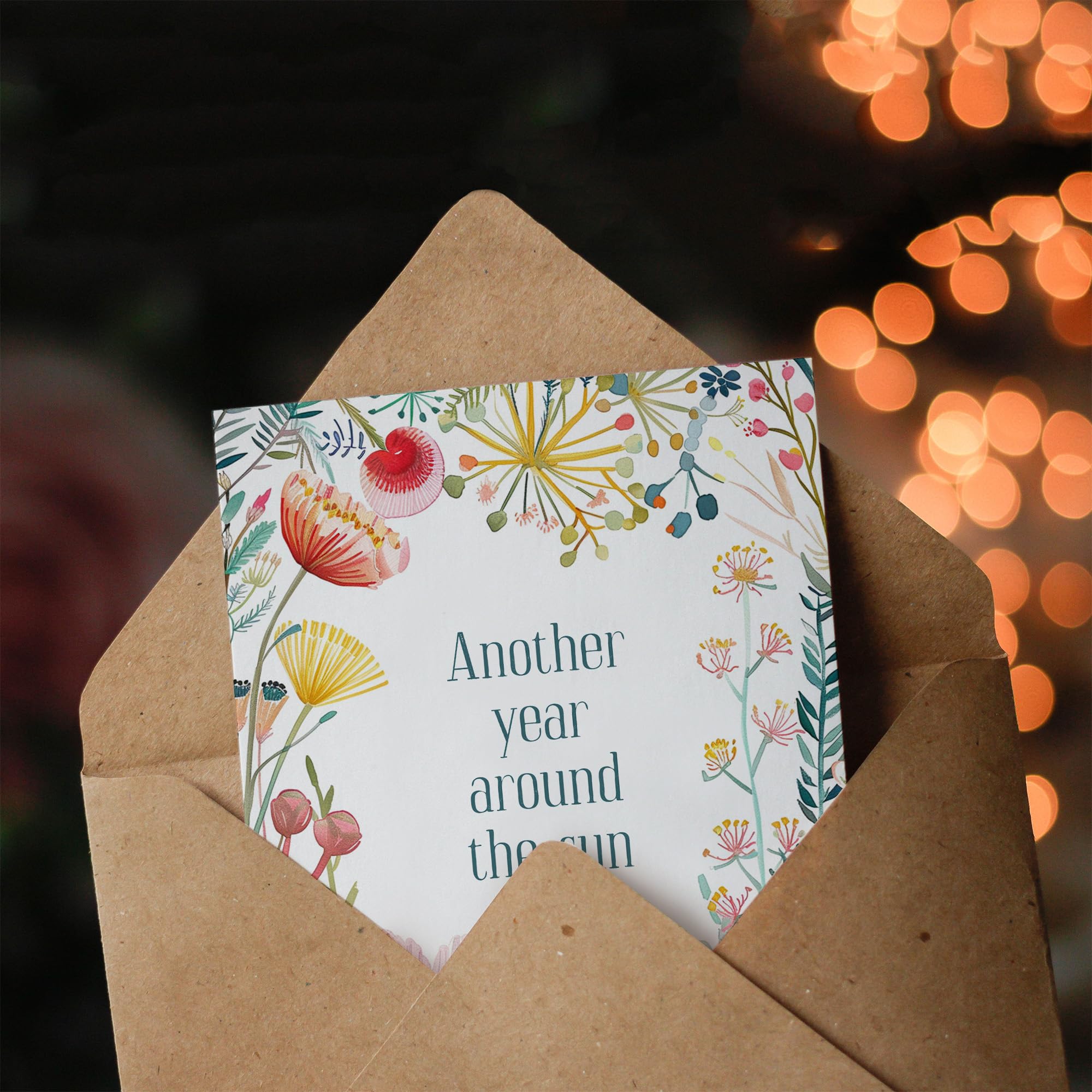 Biglietto Di Compleanno Divertente – 'Another Year Around The Sun' Per Uomo, Donna O Amico