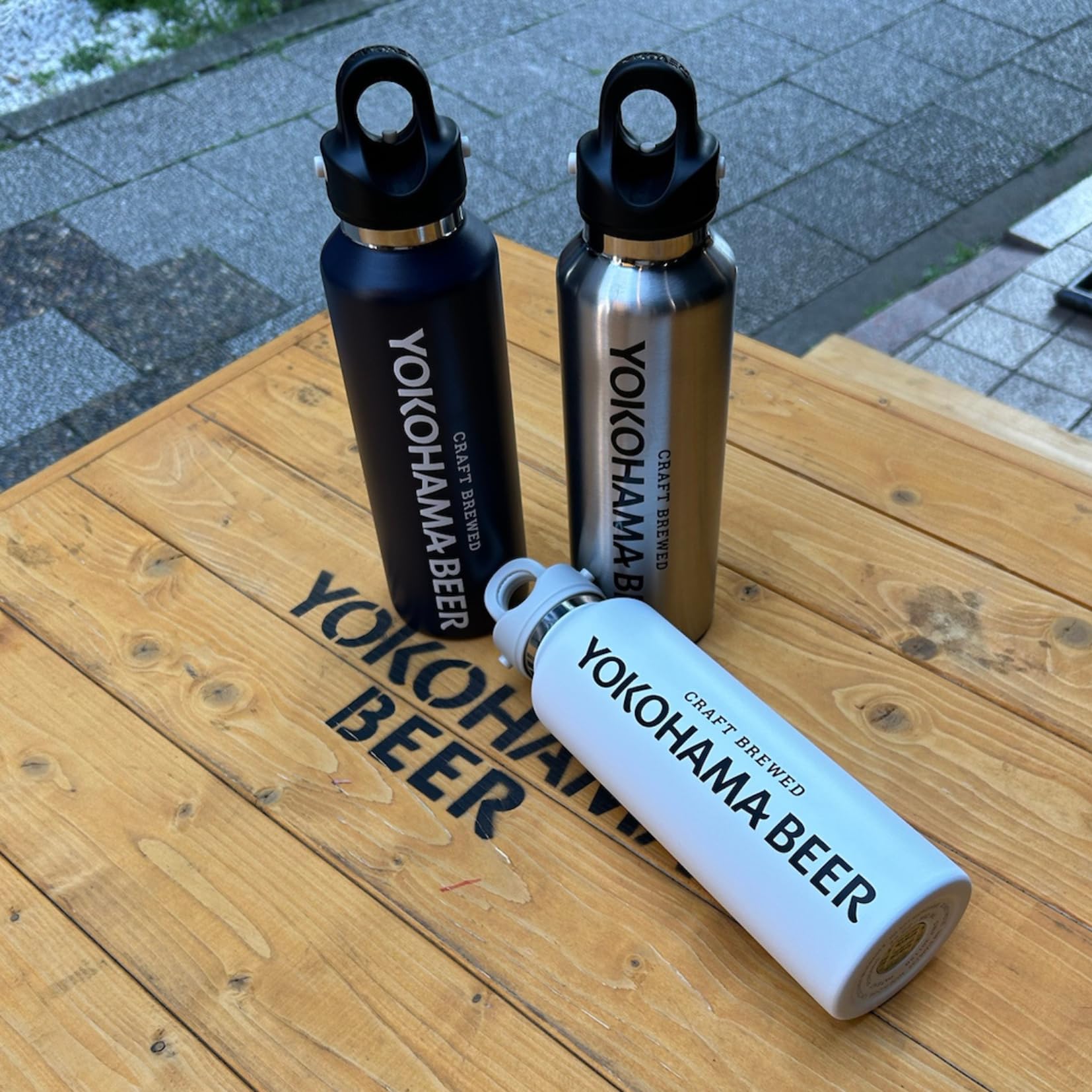 Amazon.co.jp: 横浜ビール ロゴグラウラー MATTE WHITE 20オンス