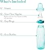 Evenflo Feeding Classic Tinted Plastic Standard Neck Bottles for Baby, Infant and Newborn, Rosa/Lavanda/Verde Azulado, 8 Oz, 12 Botellas 3