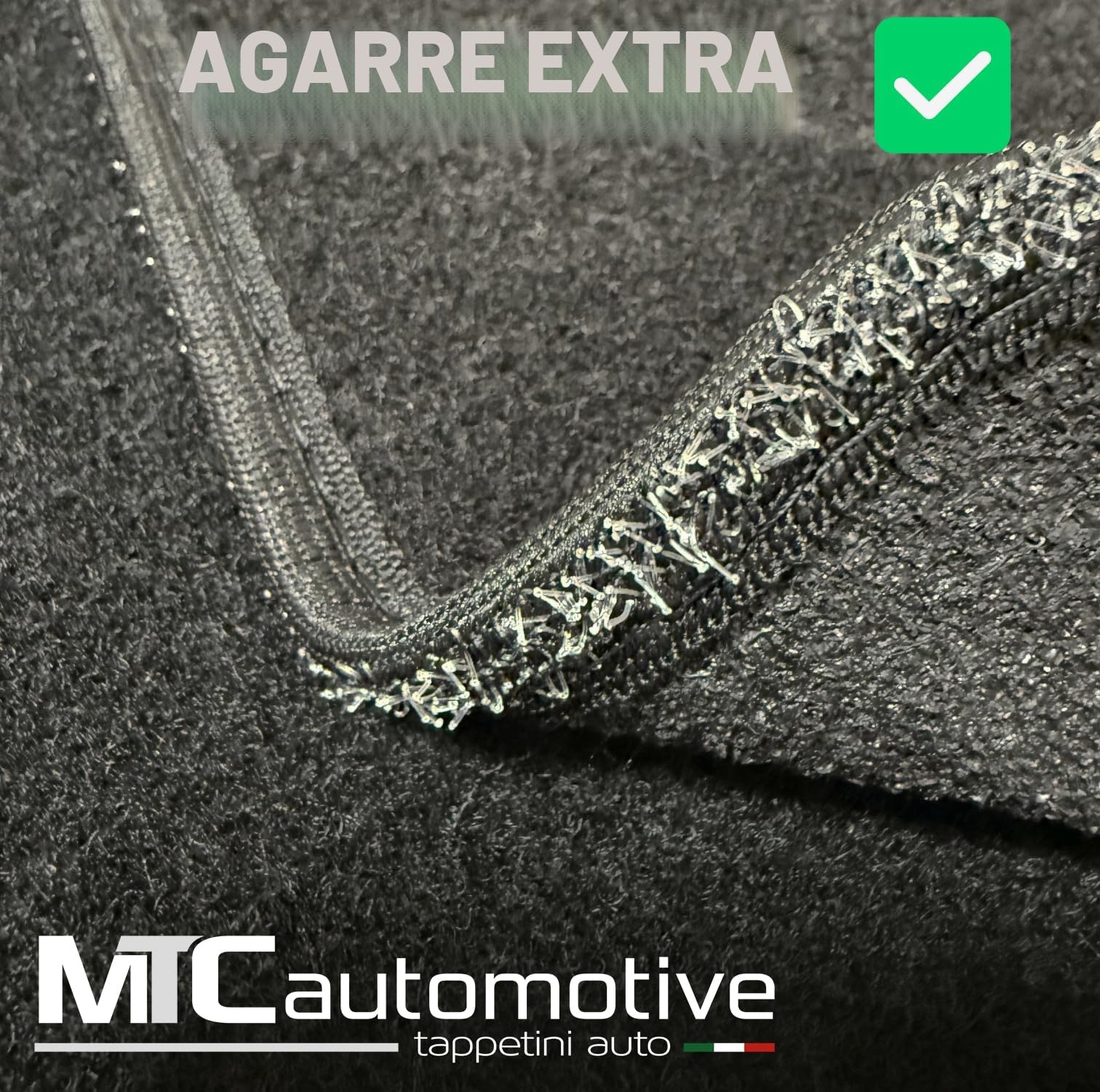 MTC - Alfombrillas para Opel Astra J del 2009 al 2015 a Medida, Antideslizantes, con talonera en PVC (cloruro de polivinilo) y Clips de Anclaje