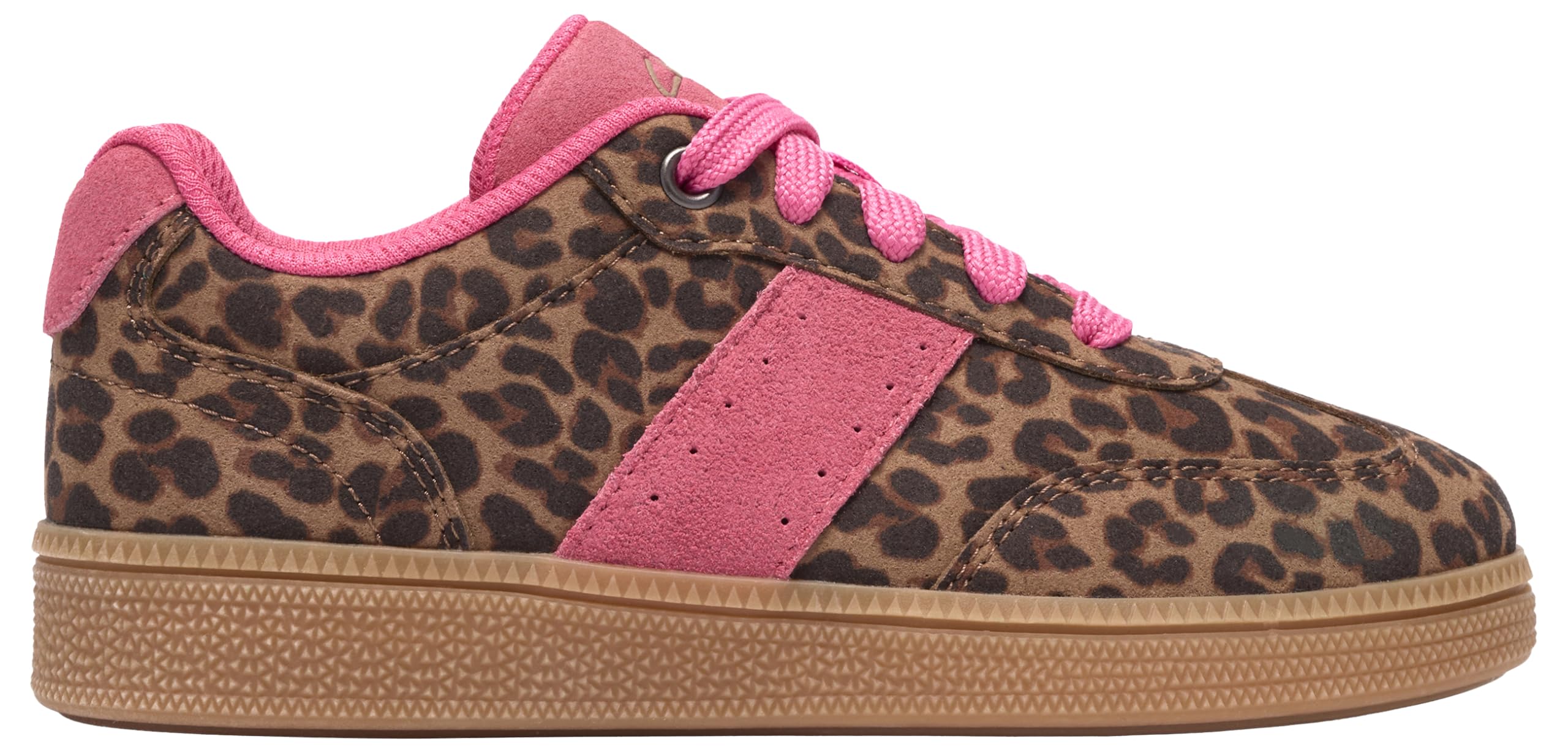 Clarks Girls Leopard Print Suede Cypress Lace K Infant Trainers Colour: :, Fit: G Size 10 Kids