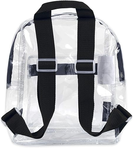 Miniatura 4 de MADISON & DAKOTA Clear Mini Backpacks for Beach, Travel - Stadium Approved Bag with Adjustable Straps