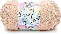 Vista 66 de Lion Brand Yarn 550-150 Hilo Pound of Love, Gris Oxford