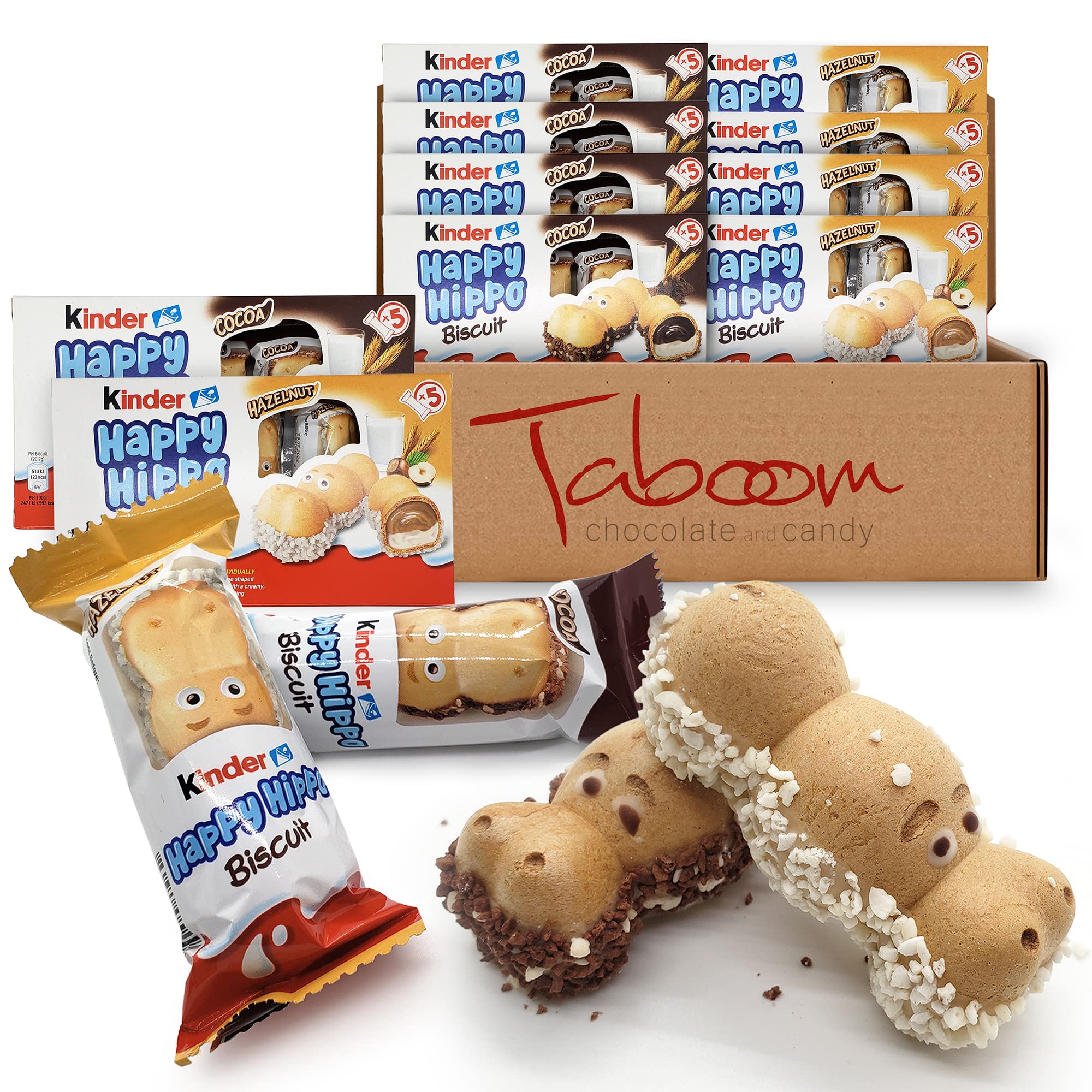 Buy Kinder Happy Hippo – Pack of 8 Kinder Hippos with 4 Cocoa & 4 ...