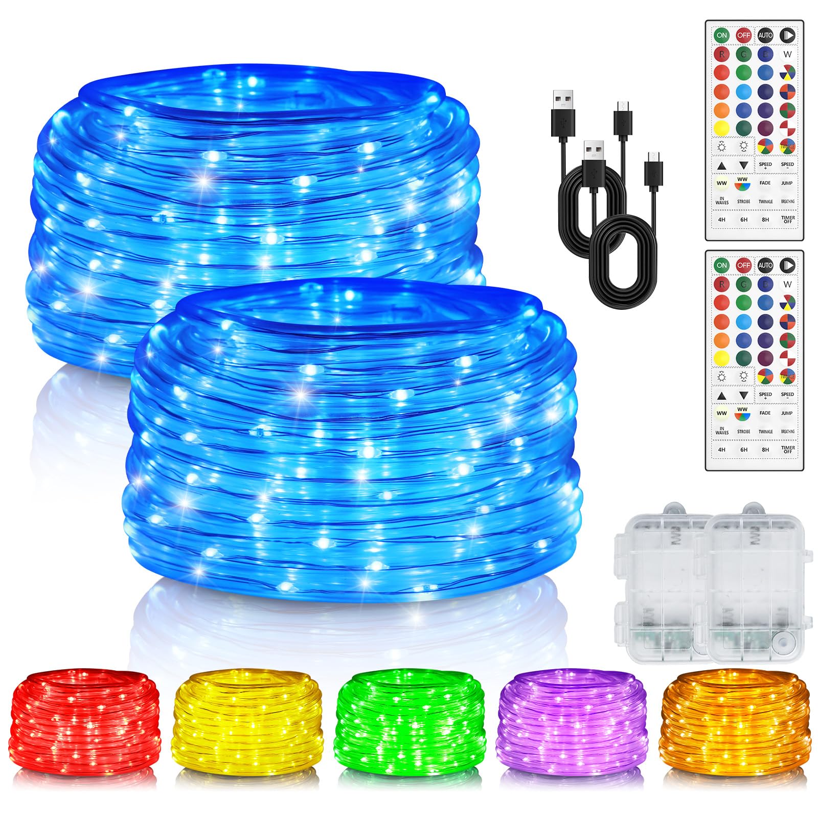 Soiarllt RGB 66FT Rope Lights