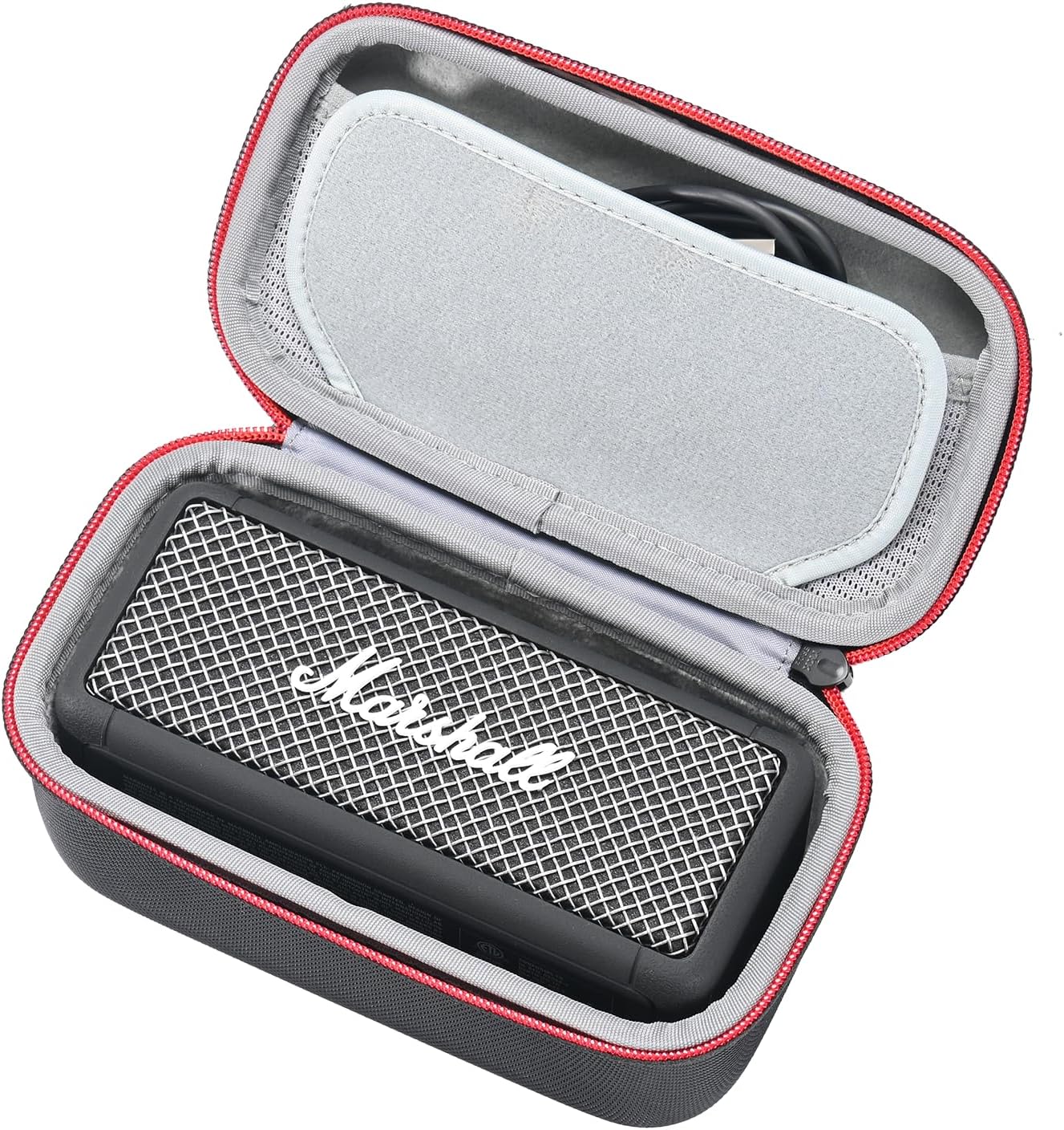 Hard Case for Marshall Emberton III/Emberton II/Emberton Portable Bluetooth Speaker | Compact Design with YKK Zipper & Scratch Protection