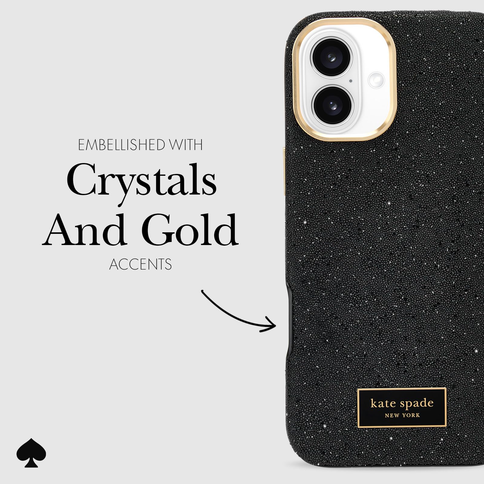 Amazon.com: kate spade new york iPhone 16 Plus Case - Compatible
