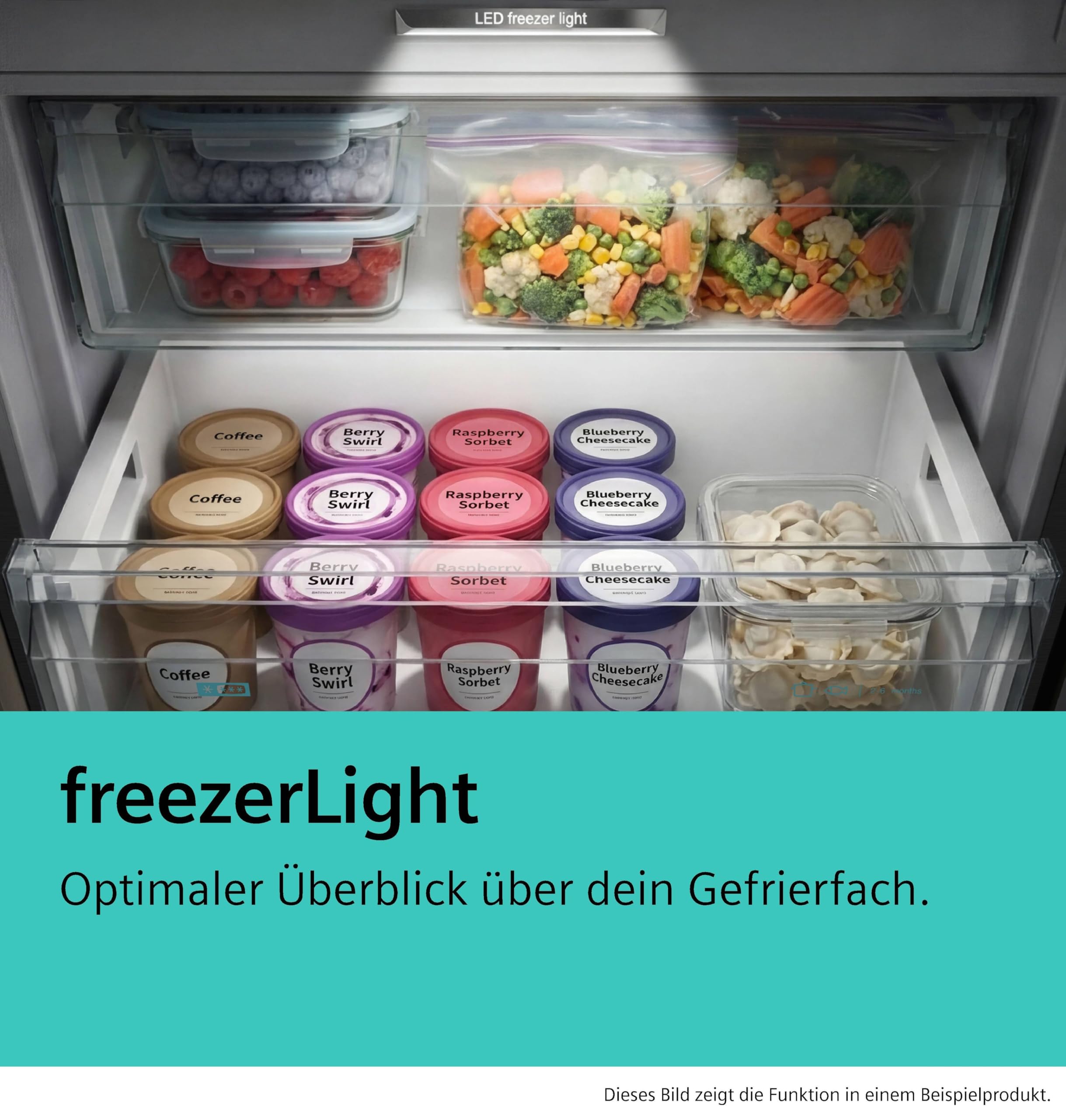 Siemens iQ500 Freistehende XXL Kühl-Gefrier-Kombination 203x70 cm, KG49NAXCG, 311 L Kühlen & 129 L Gefrieren, Total noFrost, freezerLight, hyperFresh Technologie, antiFingerprint Schwarzer Stahl