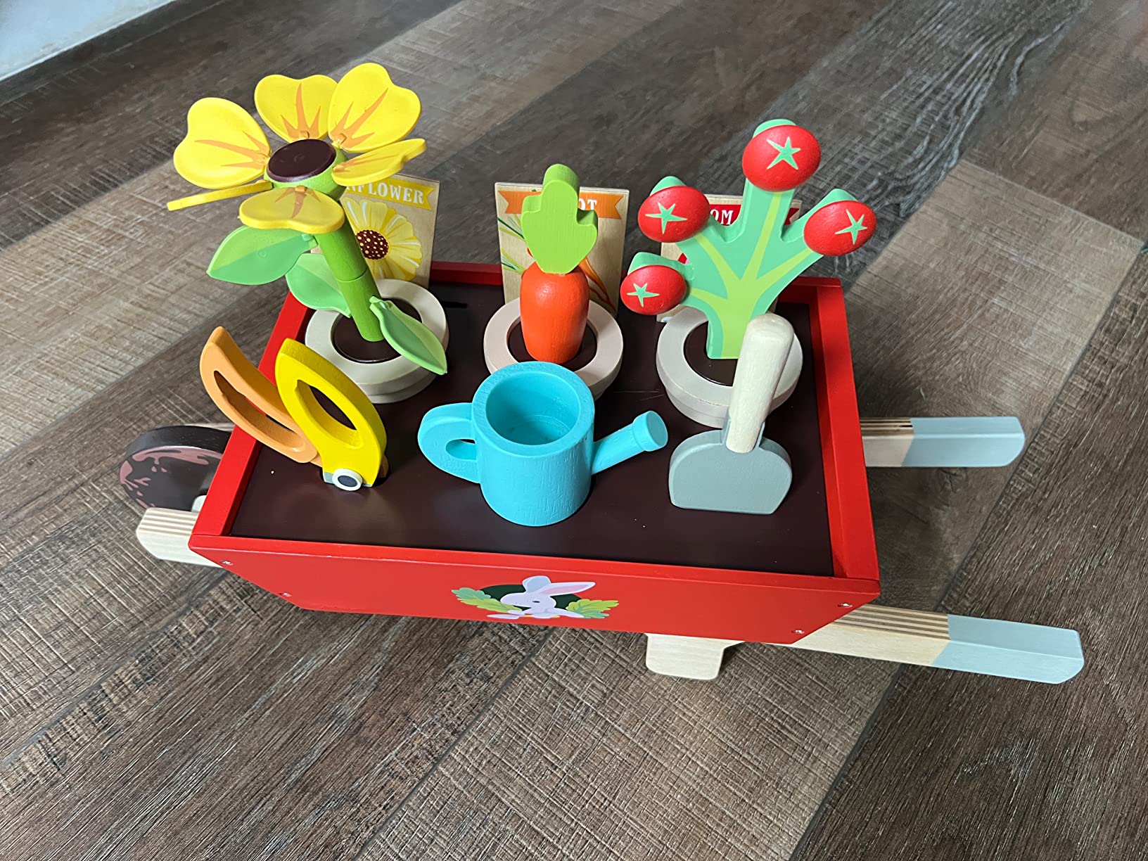 17/mo Finance Tender Leaf Toys Garden Wheelbarrow Set Deluxe