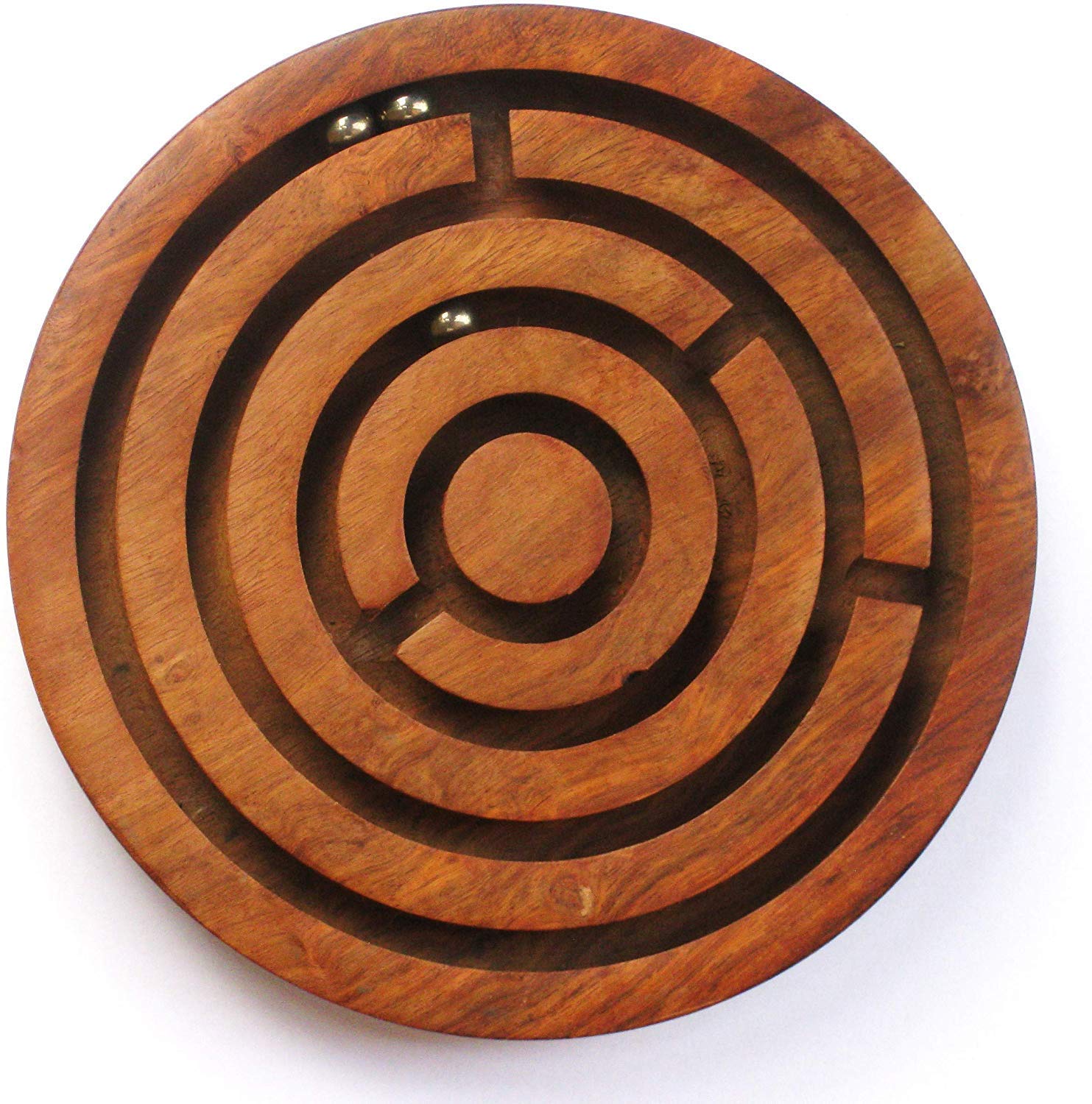 Happie Shopping Handcrafted Wooden Labyrinth Board Game Round (Diameter - 4 Inches) (B079WZRPCC) Amazon Price History, Amazon Price Tracker