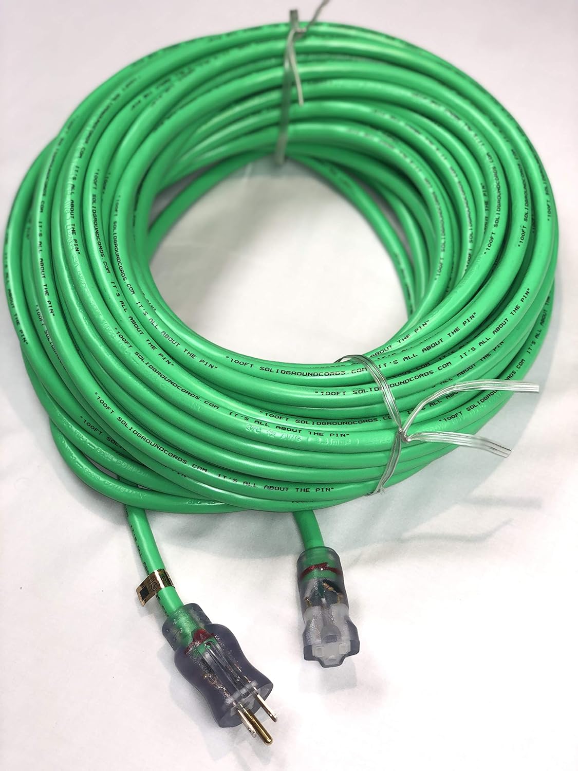100 ft solid ground extension cord