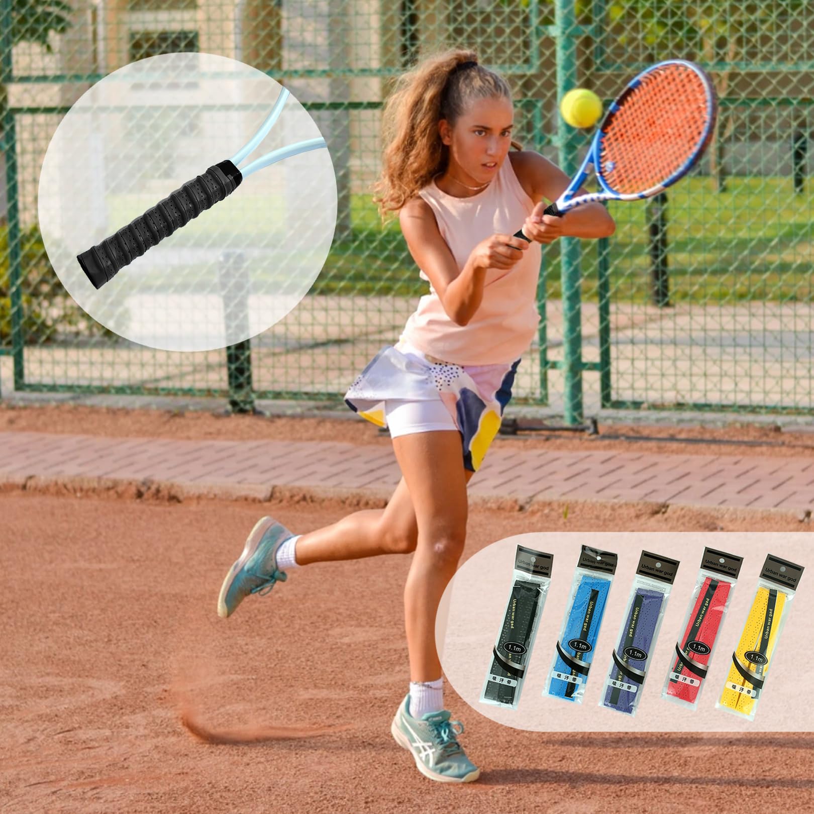 Tennis Badminton Racket Overgrips, Anti-slip And Sweat Absorbent Grip For Badminton Racket Tennis Racket G 601099527995422