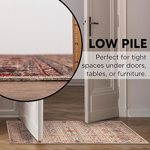 Miniatura 4 de Keen Home Design Alfombras lavables a máquina con parte trasera antideslizante, ideal para pasillo, sala de estar, dormitorio, cocina y lavandería,