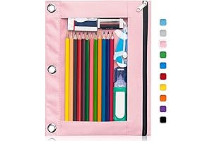 Forvencer Pencil Pouch for 3 Ring Binder