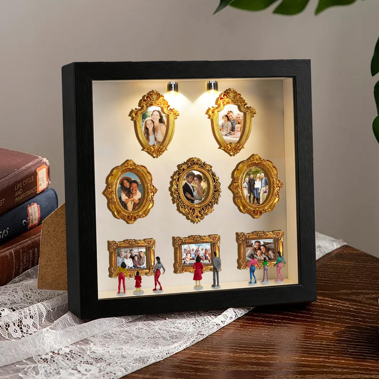 LUKIUP Mini Museum Siluetas Box DIY Siluetas