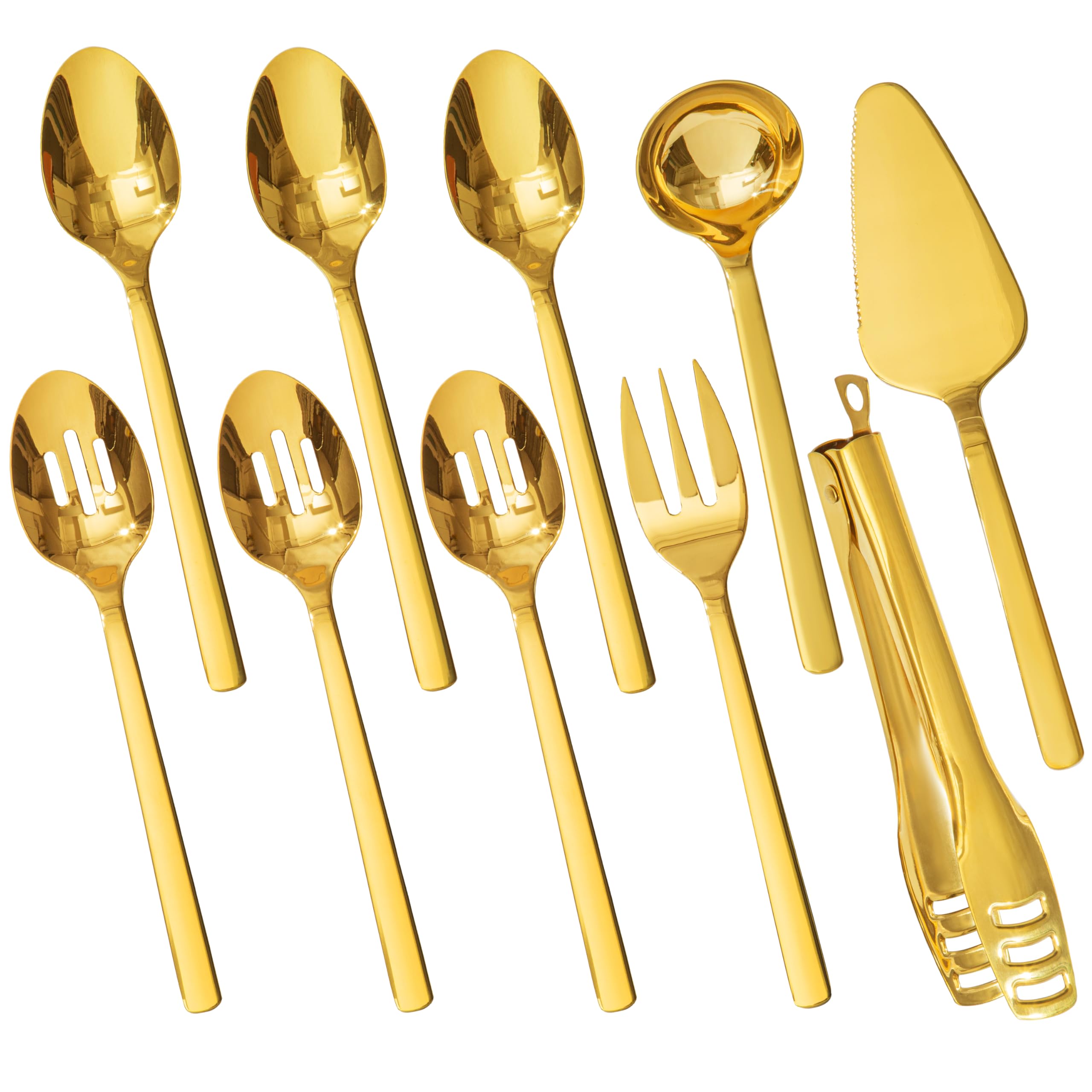 KINGSTONE Stainless Steel Serving Utensil Set -13