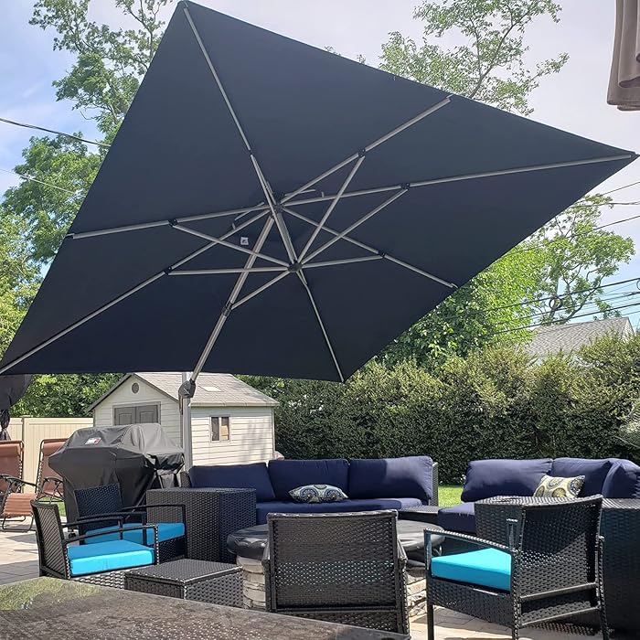 Buy PURPLE LEAF 3 X 3 M Garden Cantilever Parasol, Large Square