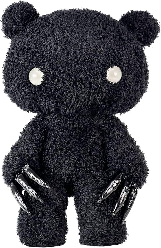 可愛いグロテディベア　黒のみ ぬいぐるみ 黒クマ テディベア かわいい リアル クリスマス 昼寝まくら