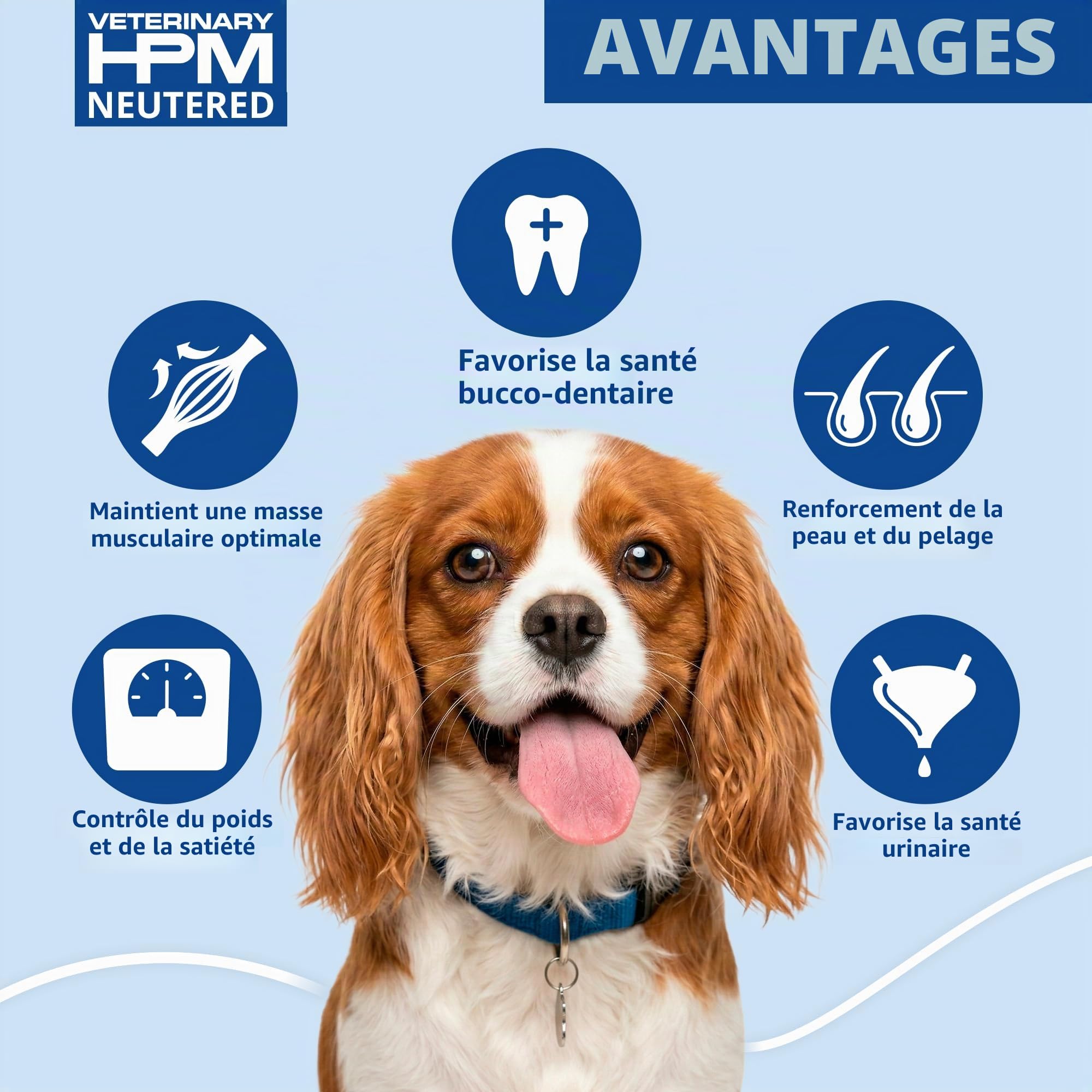Virbac Vet Hpm Dog Ad Neutered S/Toy Nourriture 3 kg pour Chien