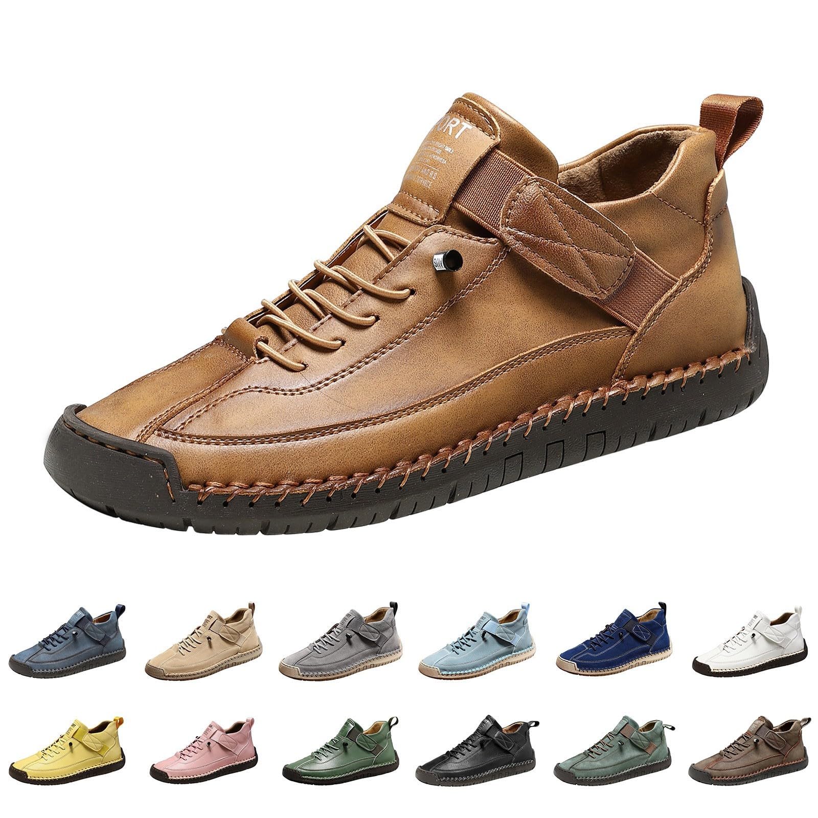 Zapatillas Mujer Ancho H Zapatos Orthopédicos Ligero Impermeable Zapatos de | Zapatillas planas altas con suela suave y flexible, zapatos deportivos para exteriores, zapatos de trekking cómodos
