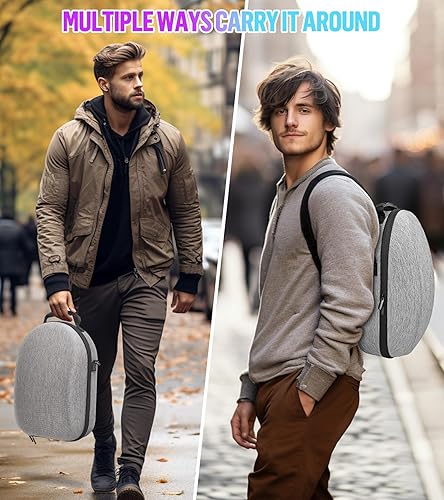 Miniatura 7 de YRXVW Carrying Case Compatible with MetaOculus Quest 3 and Accessories, Hard Travel Bag for Lightweight and Headset and Touch Controller and