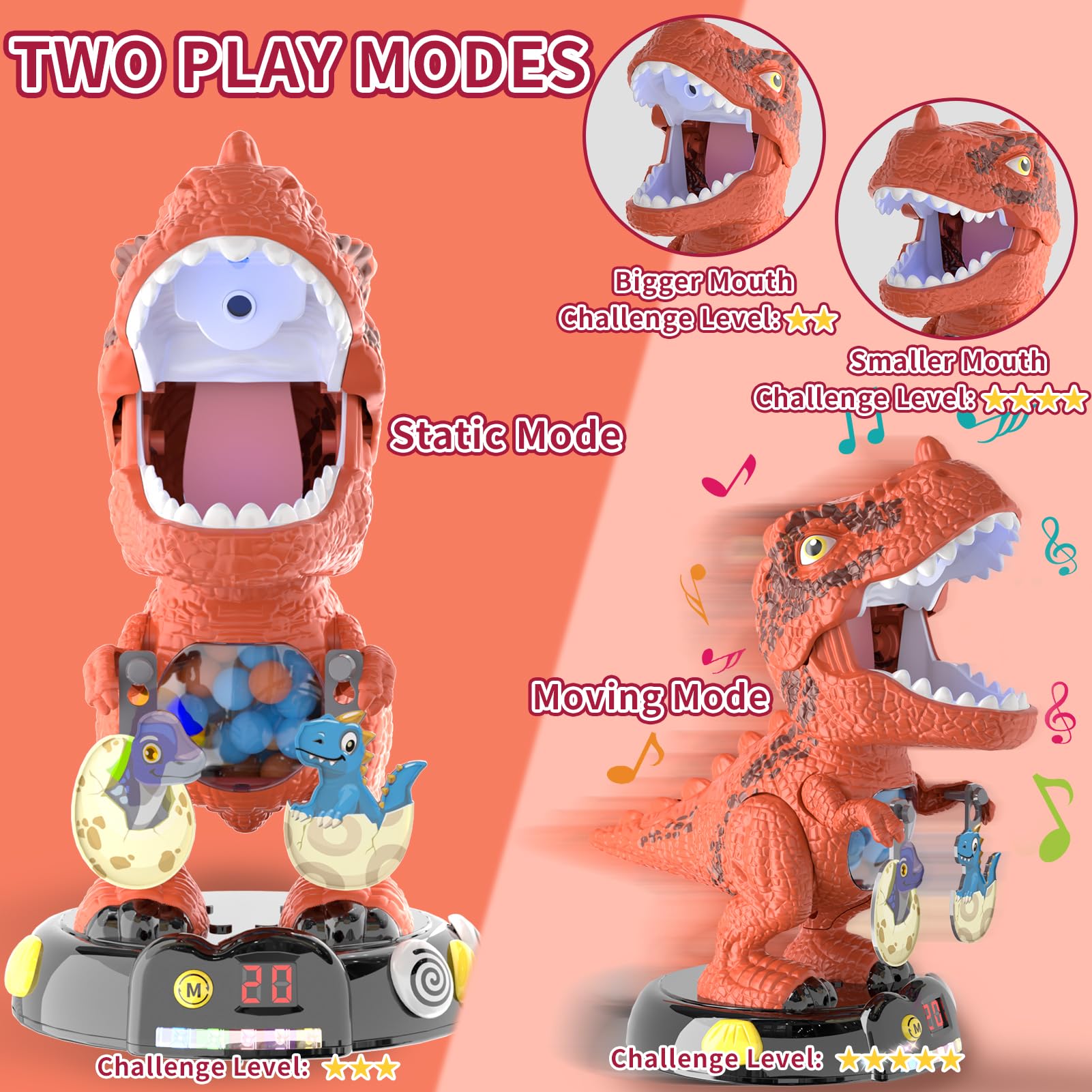 Dinosaur Blaster Toys - Chomp & Shoot! -5
