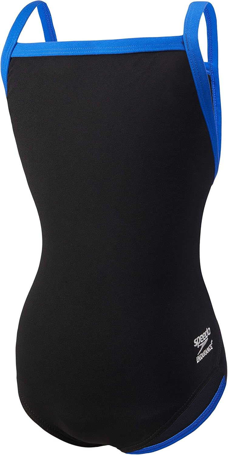 Speedo Girls Girls’s Youth Endurance+ Flyback Solid One Piece Training SwimsuitOne Piece Swimsuit