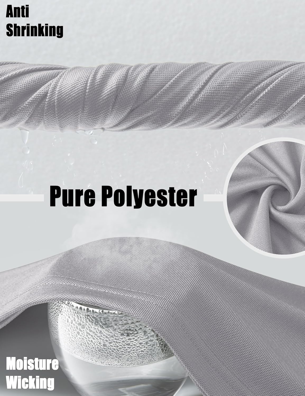 MAGCOMSEN Men's Polo Shirts Short Sleeve Dry Fit Moisture Wicking Golf Polos UPF 50+ Casual Collared T-Shirt - Image 3