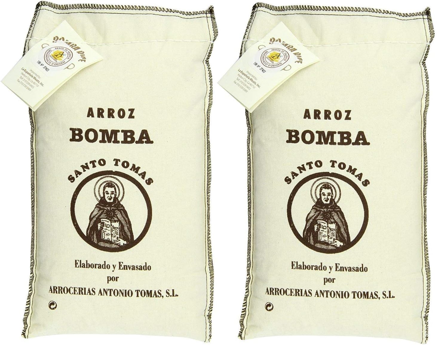 Santo Tomas Bomba Rice, 2.2 Pound (Pack of 2)