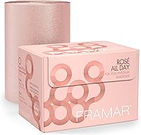 FRAMAR Rosé Embossed Hair Foil Roll - 320ft Salon Foils for Highlights, Lowlights & Long Hair, Professional Stylist Dispenser Box