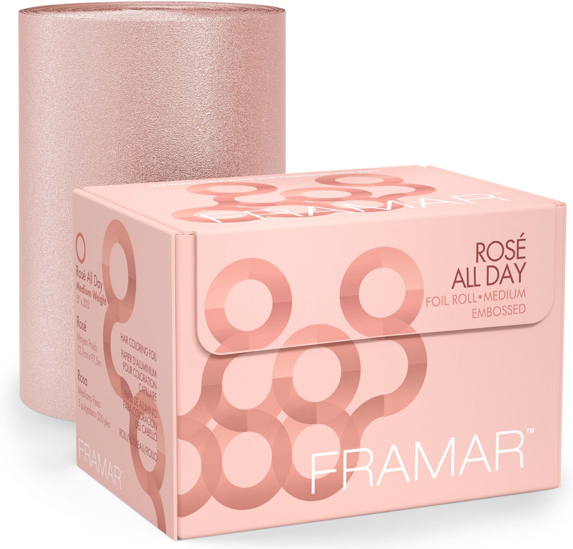 Rosé All Day Embossed Roll