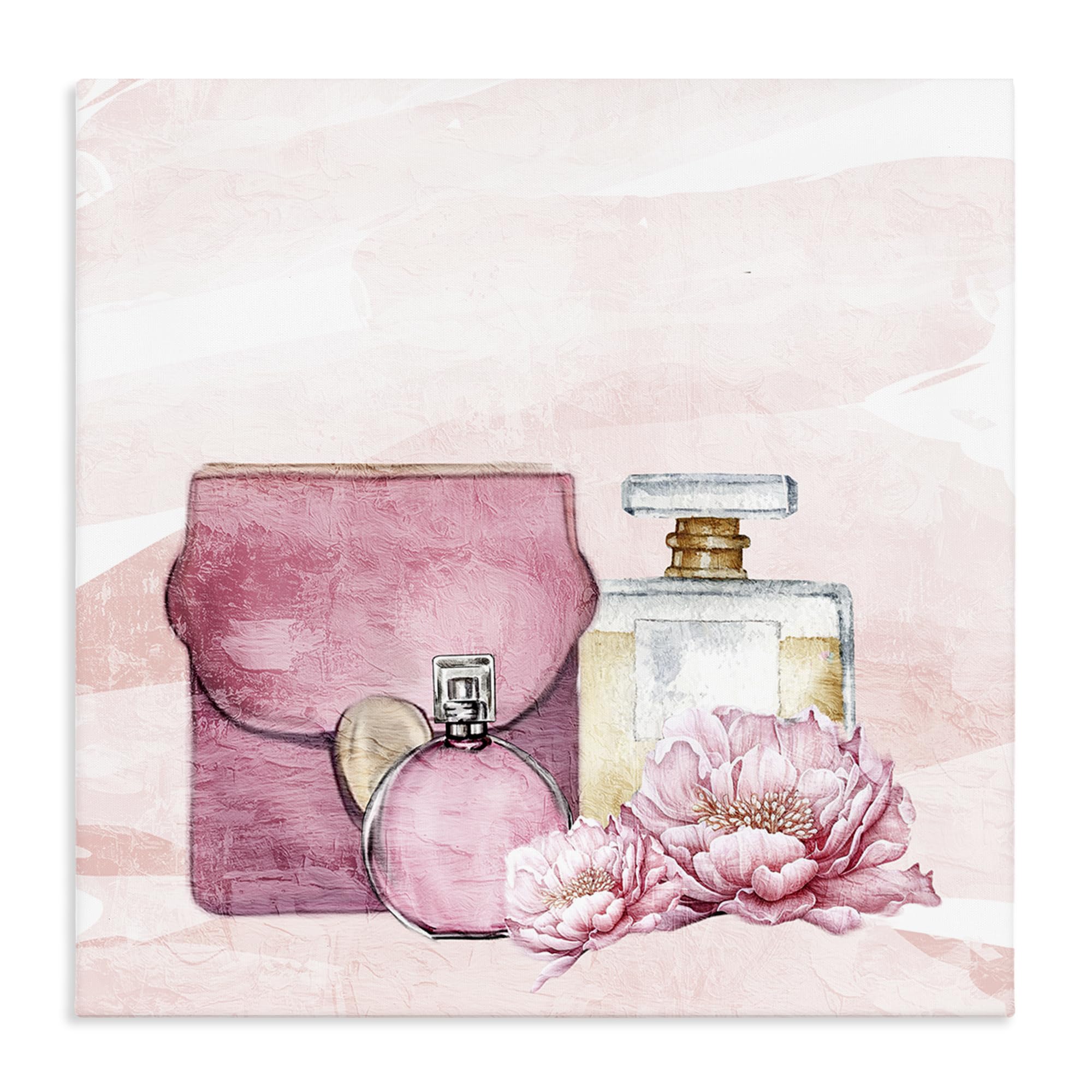 Stupell Industries 'Blush Glam Time Collection', Canvas Art, 24 x 24 Inches, Easy to Hang and Sturdy, Made in USA, by Kim Allen