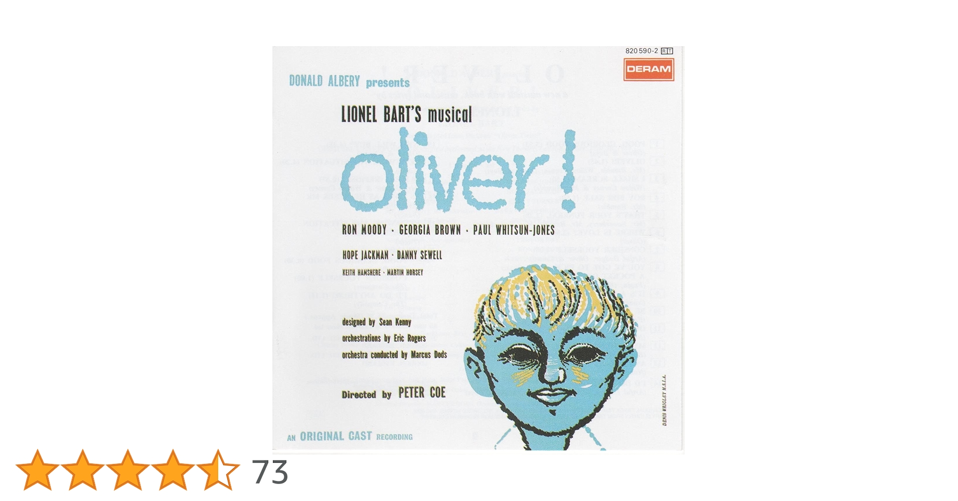 oliver! (1960 London Cast): Amazon.co.uk: CDs & Vinyl